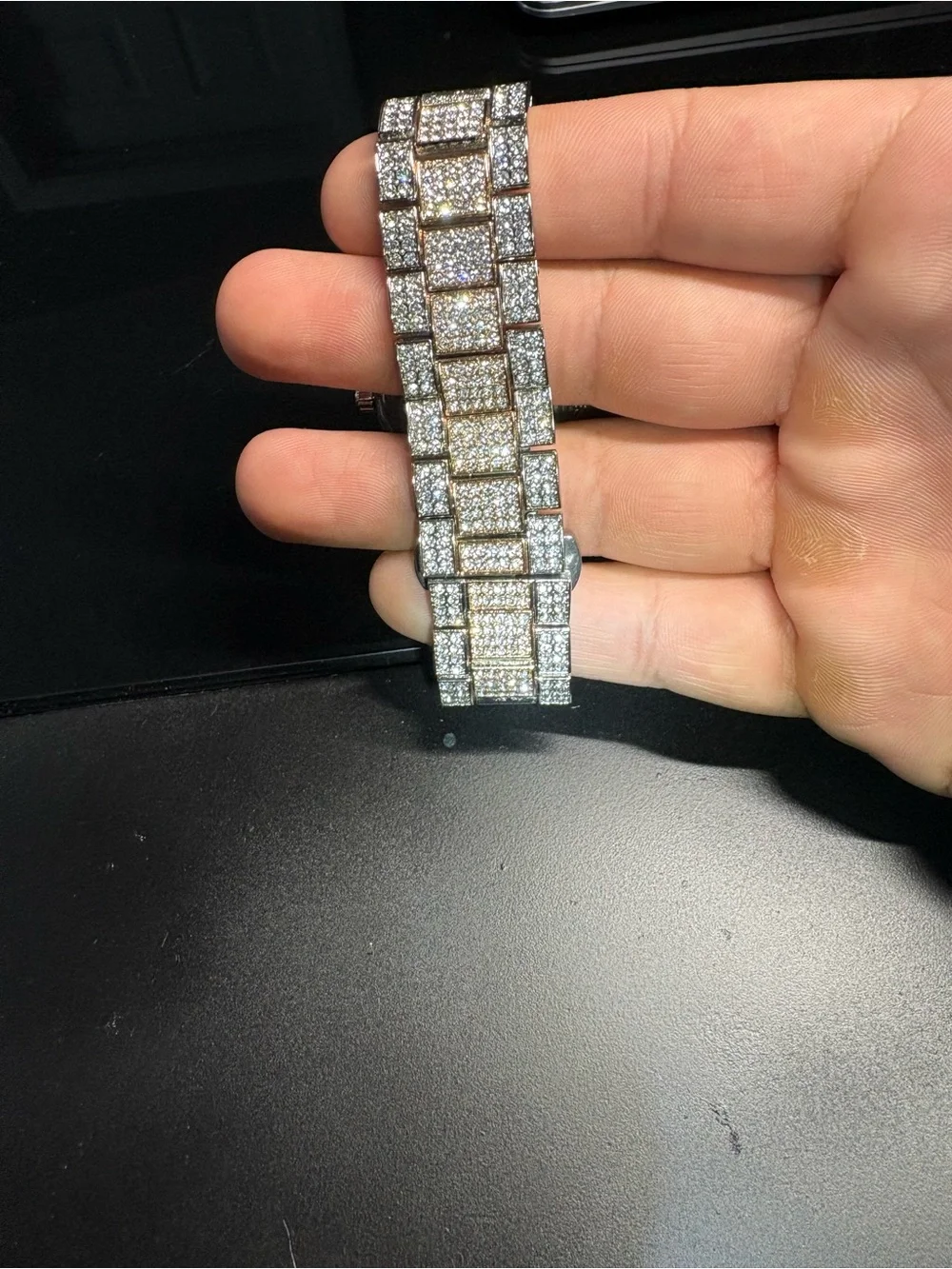 Arabic dial Cz Watch Sterling silver